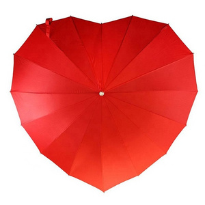 Promotional Customized Logo Printed Heart Shape Umbrella