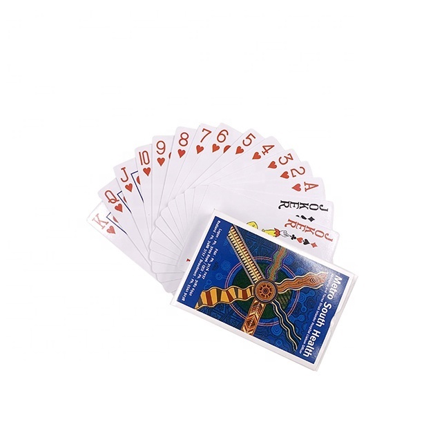 Custom Printed Blank Durable Waterproof Luxury Sublimation Gold Foil PVC Plastic Poker Mini Paper Playing Cards