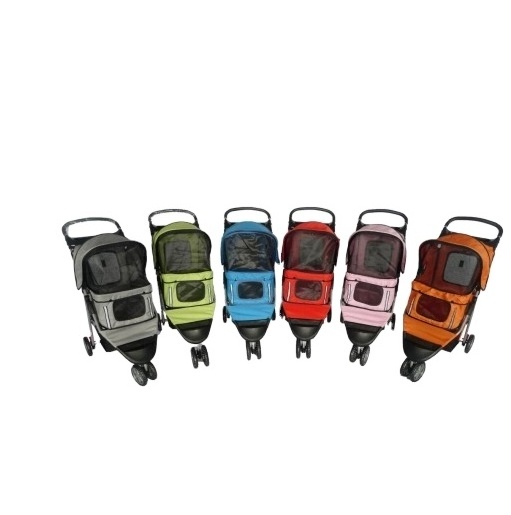 4 Wheels Oxford Foldable Pet Dog Cat Strollers