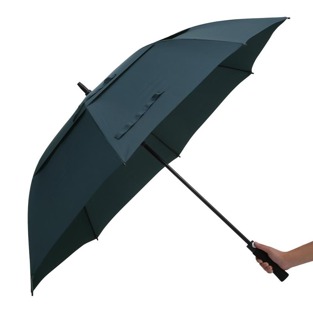 Customized Promotional Double Layer Oversize Windproof Golf Umbrella With Logo Printing