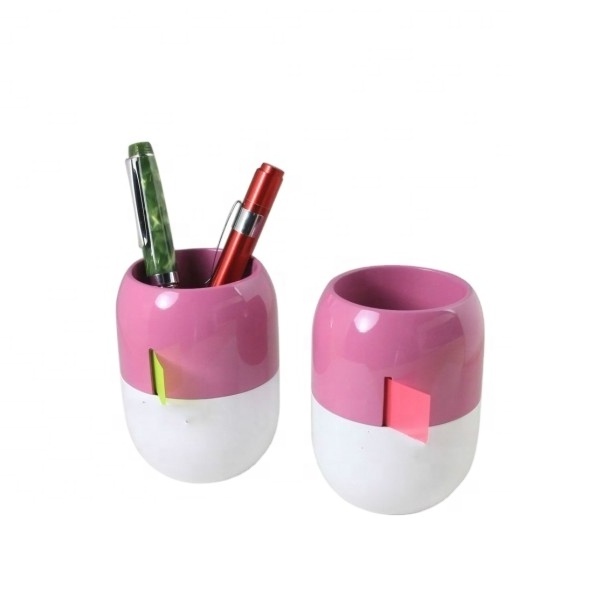 Hot Selling Customized Capsule Shaped Multi-function Memo Pen Holder