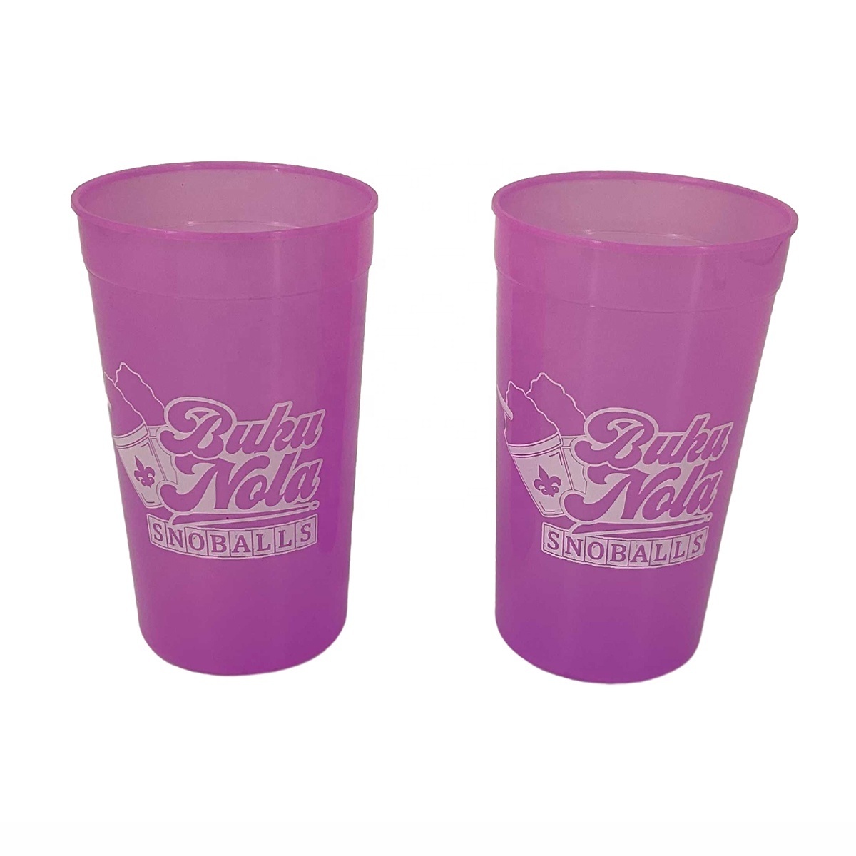 High Quality Custom Promotion Product Plastic Stadium Mood Color Cup With Logo