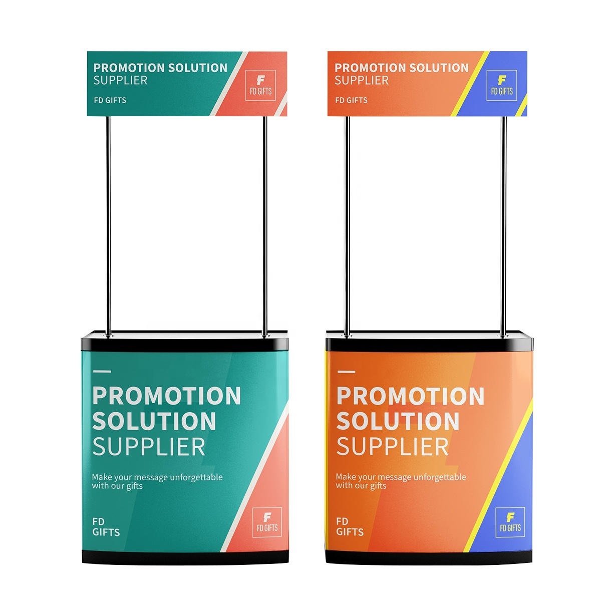 Metal Display Stand Promo Table Promotion Counter Booth