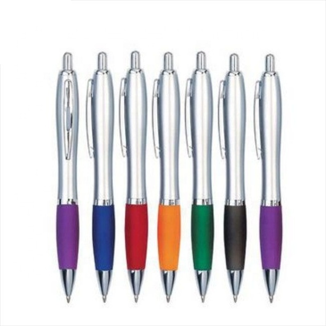 Promotional Custom Recycled Plastic Ballpoint Pens Ball Pens With Logo Advertising Ballpen