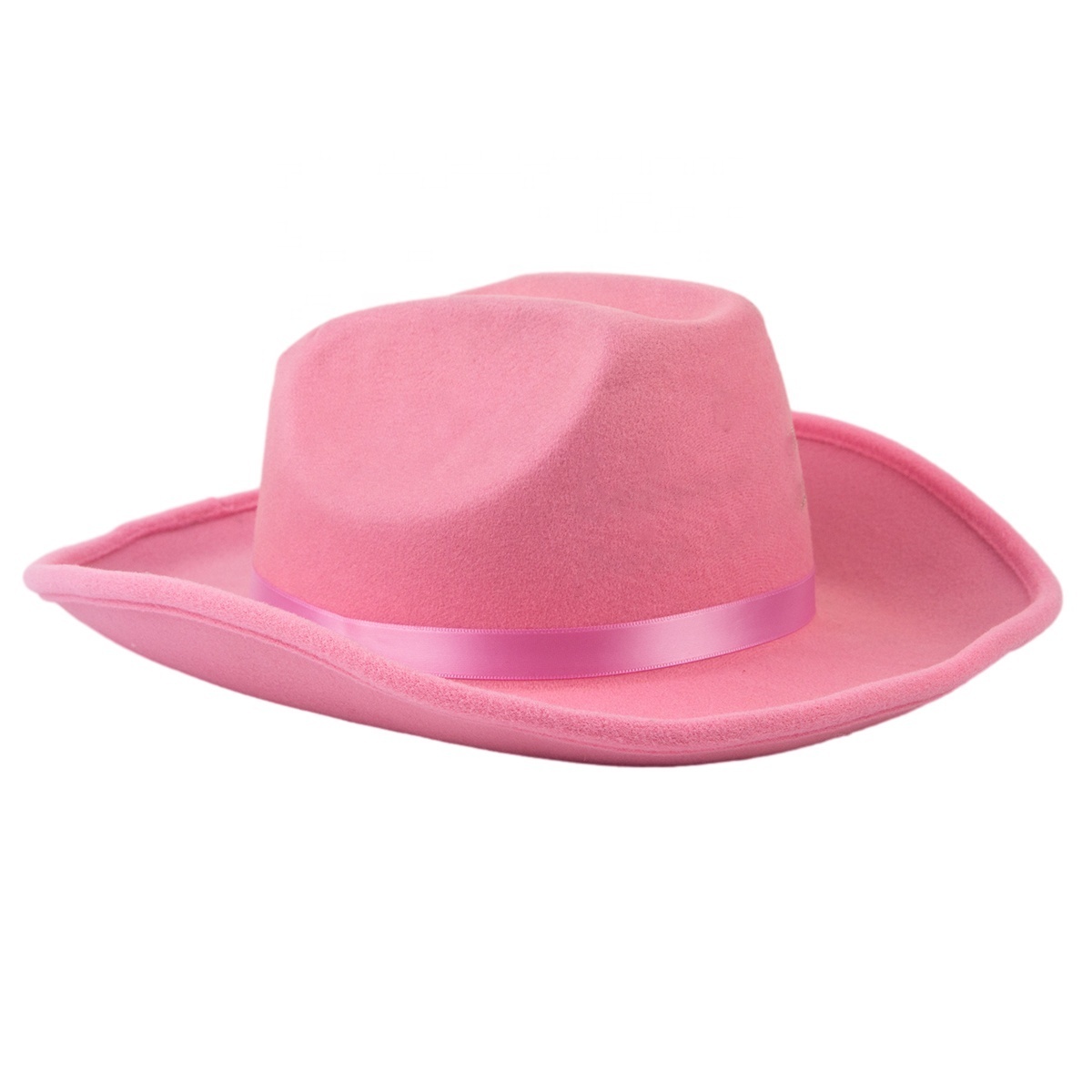 Wholesale Custom Fashion Western Pink Cowboy Hat