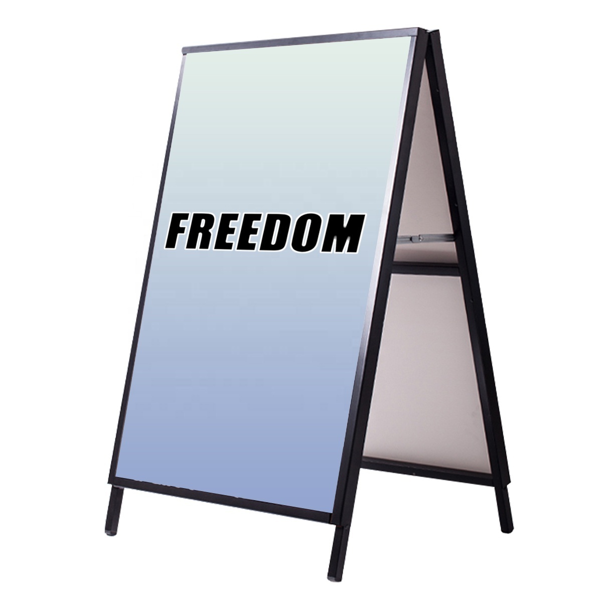 Double Sided A-Frame Sign Display Rack Sandwich Board Sidewalk Advertising Sign for Pavement Display