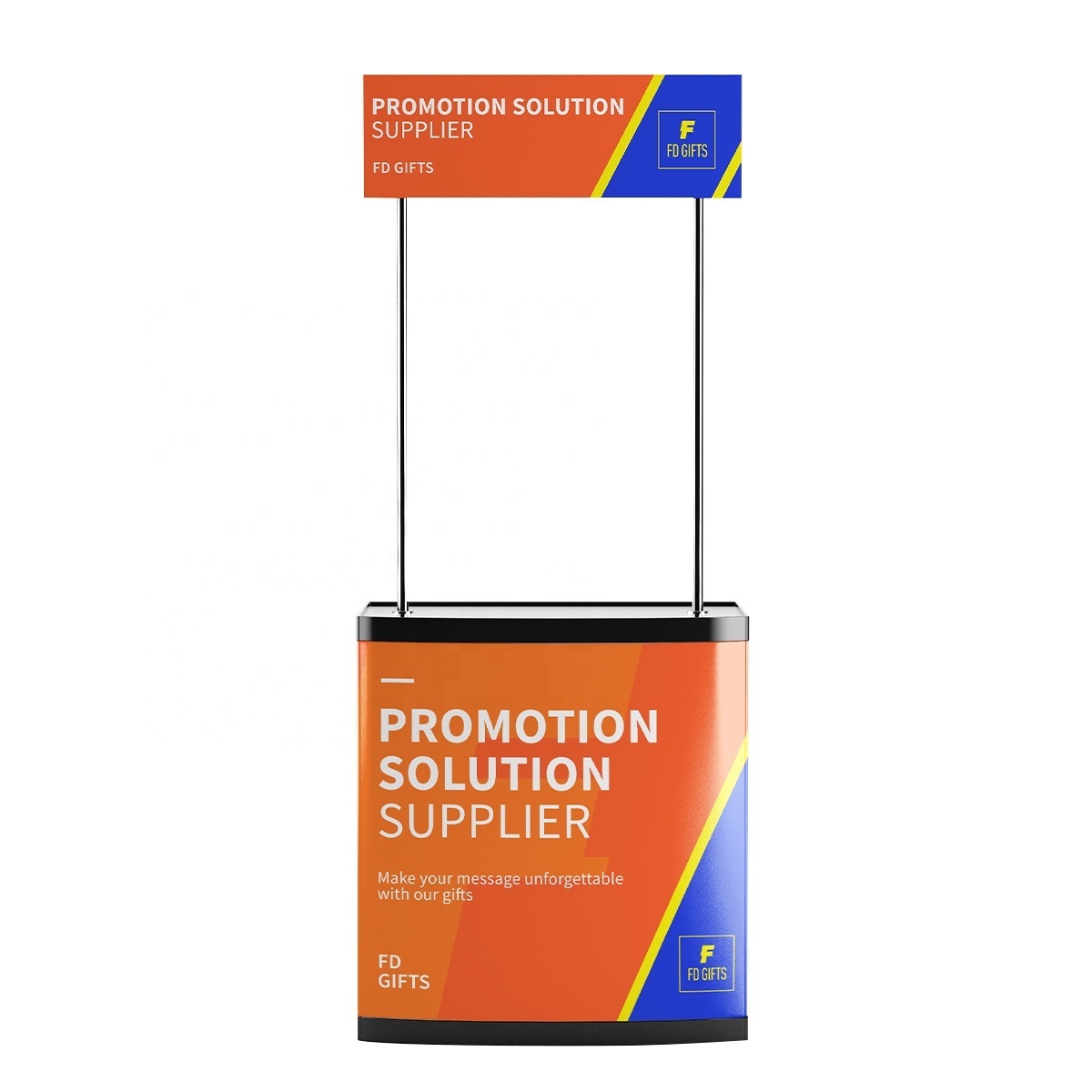 Metal Display Stand Promo Table Promotion Counter Booth