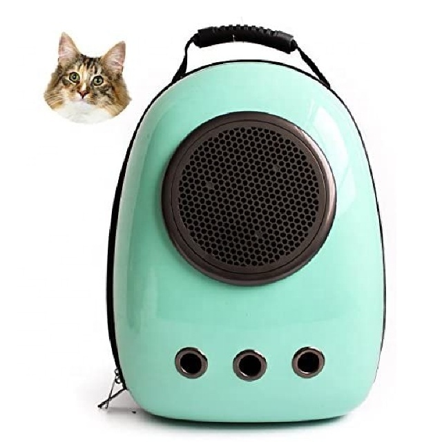 Outdoor portable transparent breathable custom pet backpacks PC space capsule pet cat dog travel backpacks