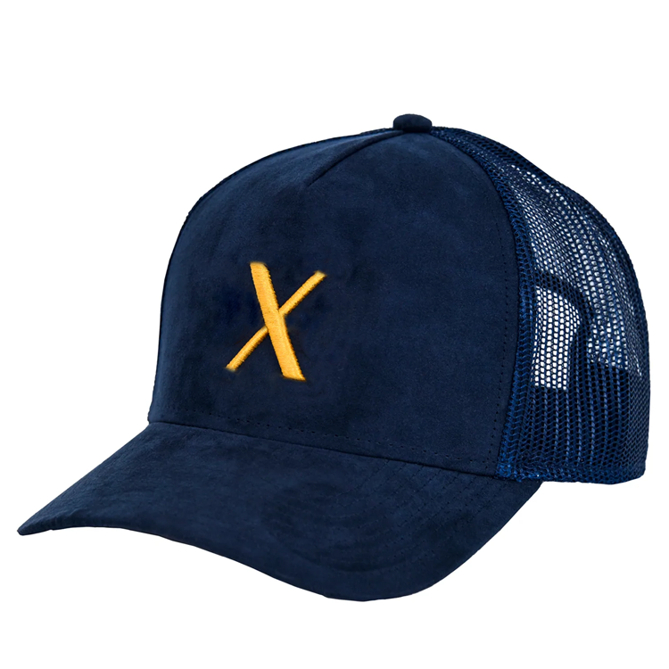 High Quality Wholesale Summer Outdoor Men Women Custom Logo 3D Embroidery Mesh Suede Trucker Hat