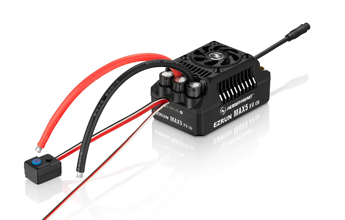 Hobbywing EZRUN Max5 HV G2 250A 6-12s Speed Controller Waterproof Brushless ESC for 1/5 RC Car