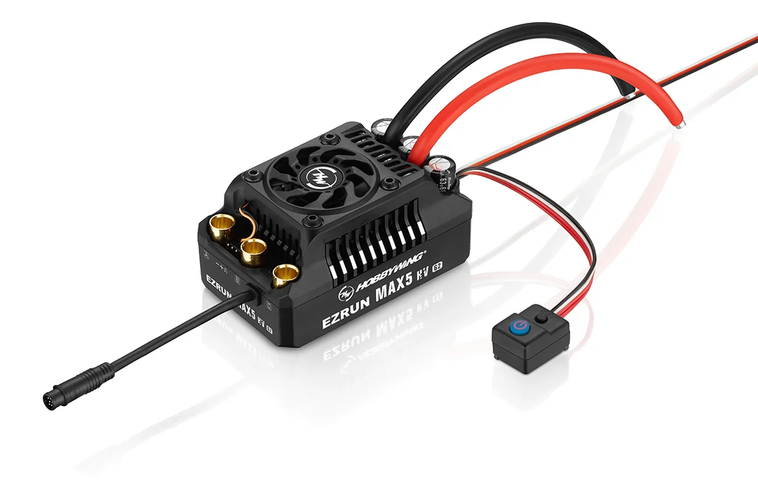 Hobbywing EZRUN Max5 HV G2 250A 6-12s Speed Controller Waterproof Brushless ESC for 1/5 RC Car