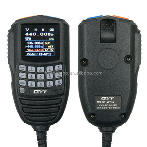 QYT KT-WP12 Mini Color Screen Car Microphone 25 Watts Mobile Radio VHF UHF Long Range Vehicle Ham Radio