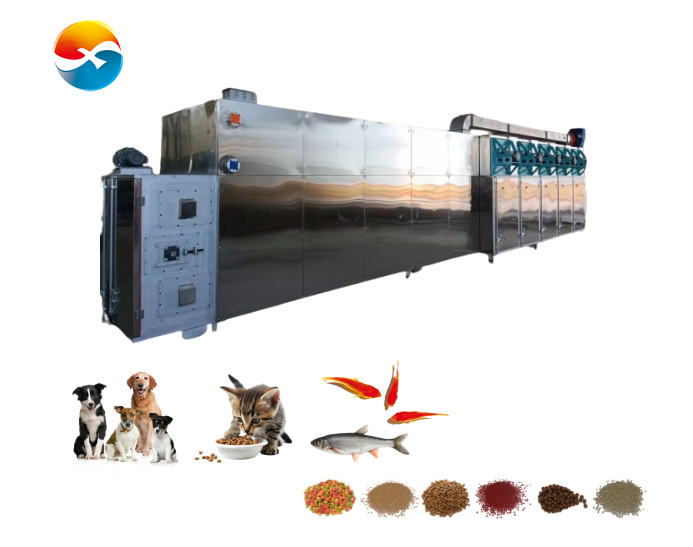 Professionally Certified Granule Dryer Pet Food Production Line Feed Extrusion Machine