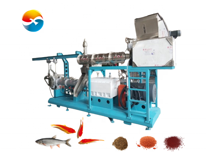 2024 Newest Design Professional Manufacturer 55KW Floating Fish Feed Extruder Fish Feed Pellet Machines