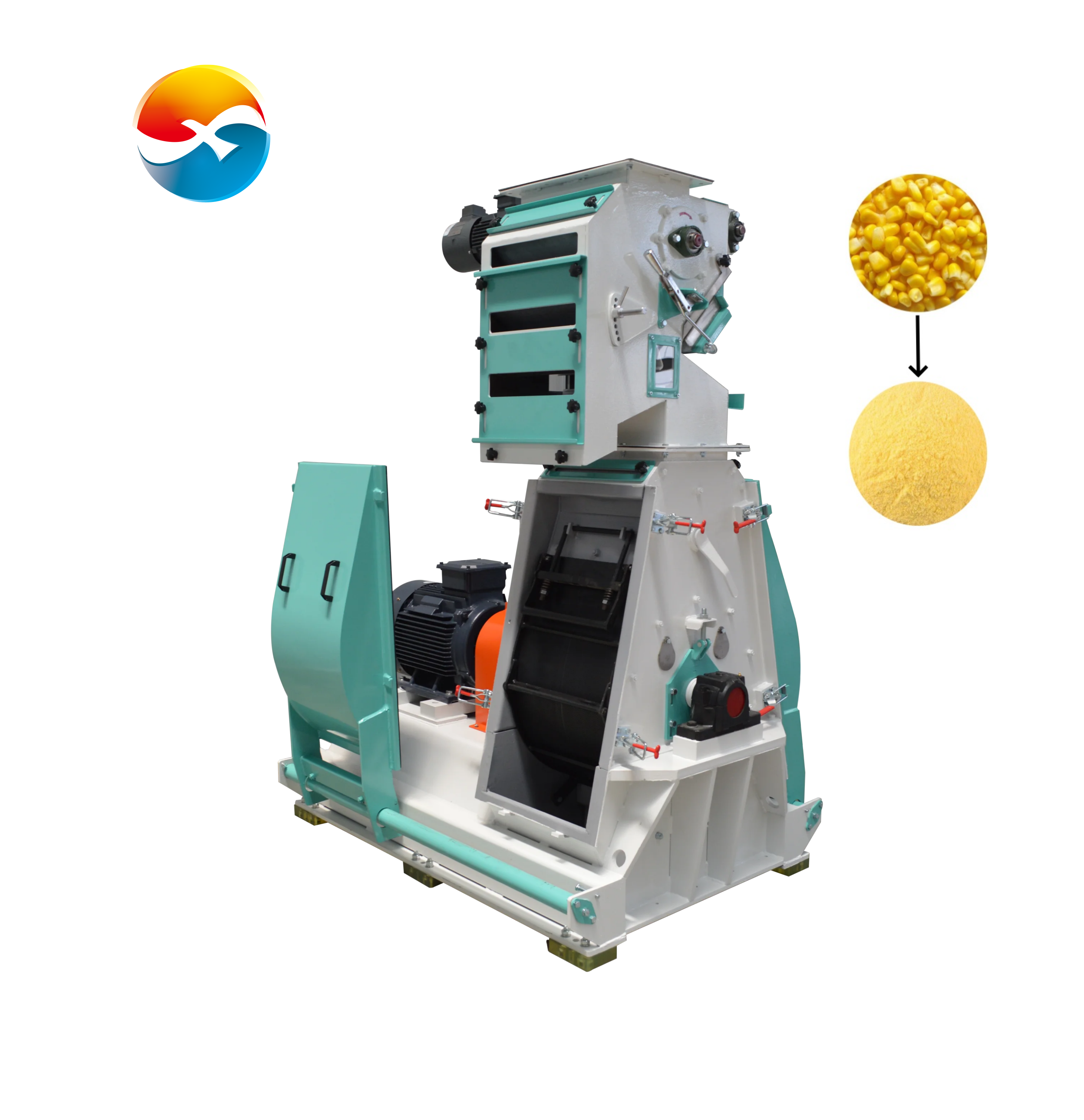 With Big Discount With Favorable Price Maize Meal Grinding Machines Hammer Mill Grinder