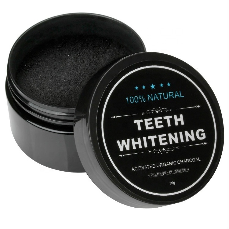 Private Label 100% natural organic activated bamboo charcoal teeth whitening powder