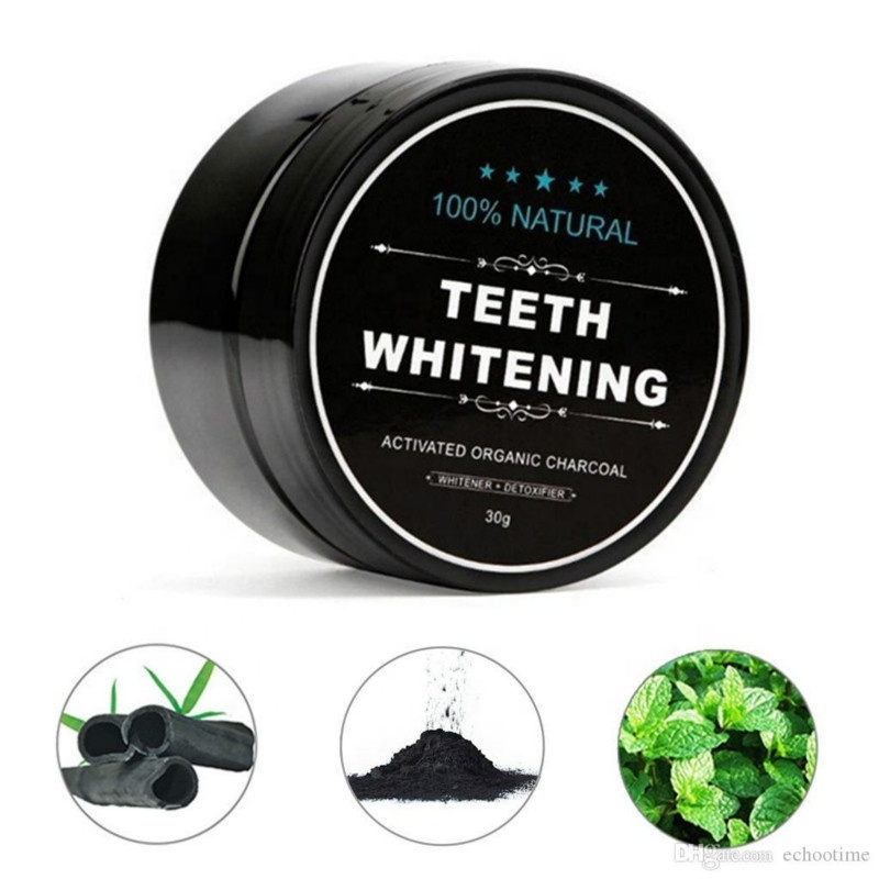 Private Label 100% natural organic activated bamboo charcoal teeth whitening powder