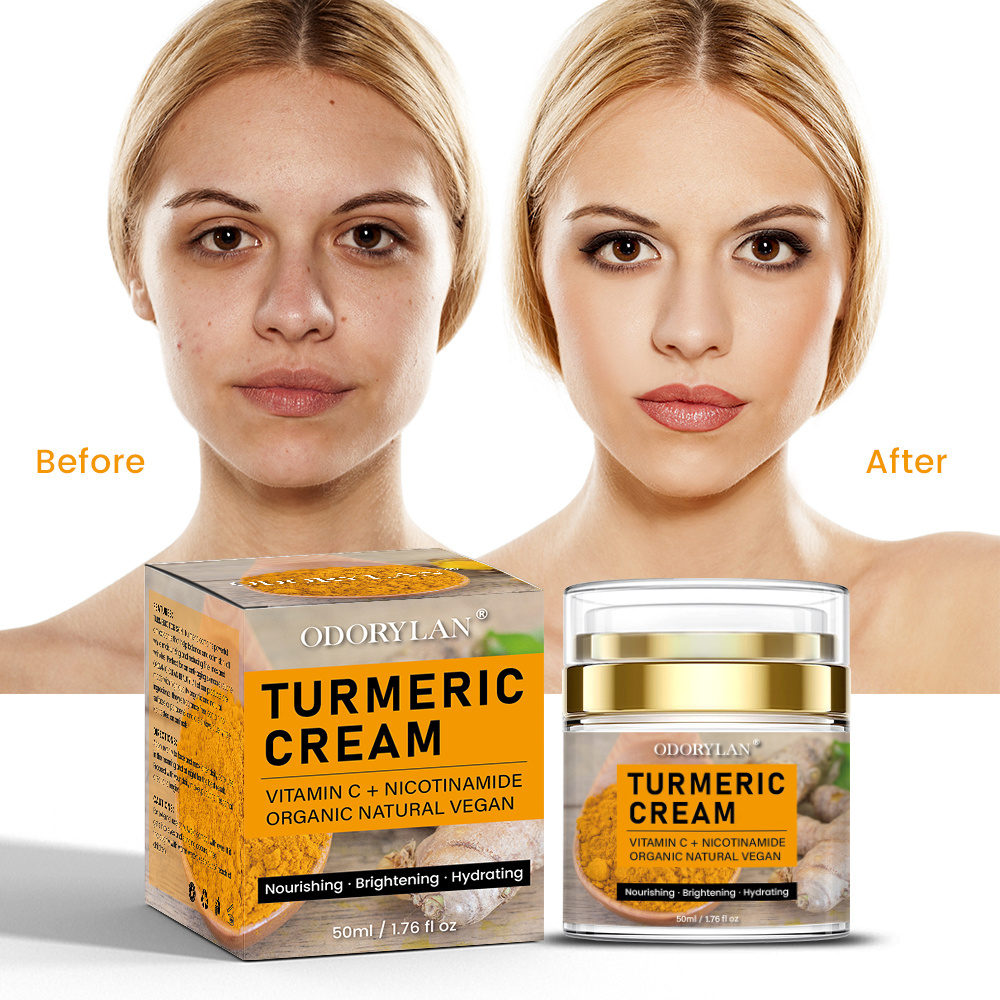 organic face moisturizer cream skin care set turmeric facial cream organic original vitamin C turmeric cream for face