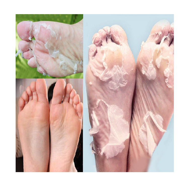 Private label Moisturizing Exfoliating Footmask Lavender Feet Peeling Foot Skin Care Mask