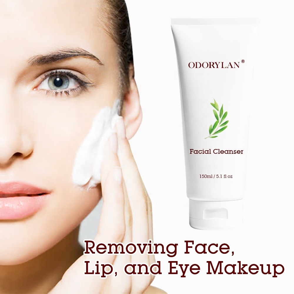 Private Label Face Wash Facial Cleanser Skin Makeup Removing Cleansing whitening Hydrating Facial Cleanser