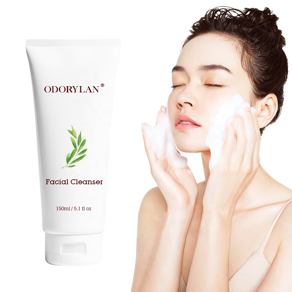 Private Label Face Wash Facial Cleanser Skin Makeup Removing Cleansing whitening Hydrating Facial Cleanser