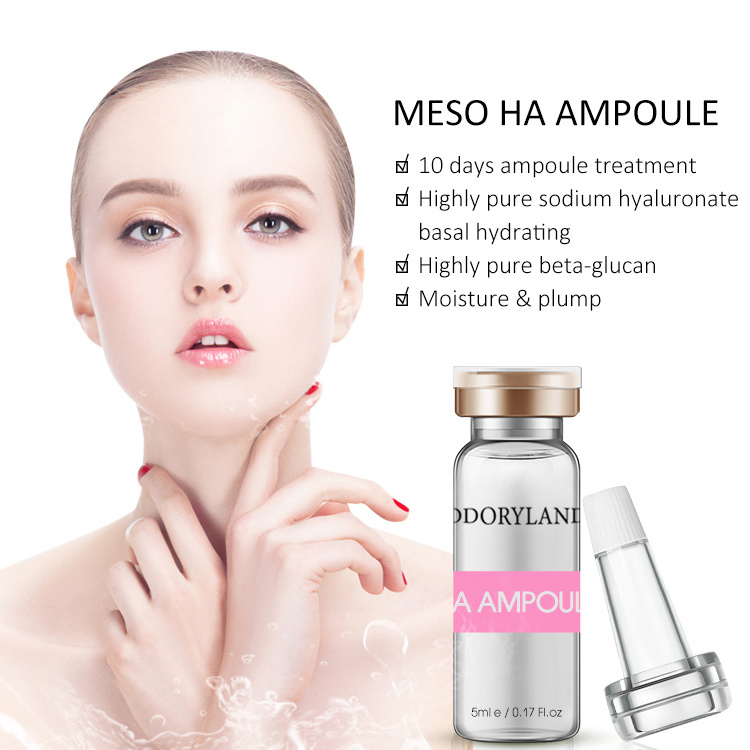 ha serum meso mini 3% korea oem korea skin care bulk hyaluronic acid serum peptide serum with hyaluronic acid and vitamin e