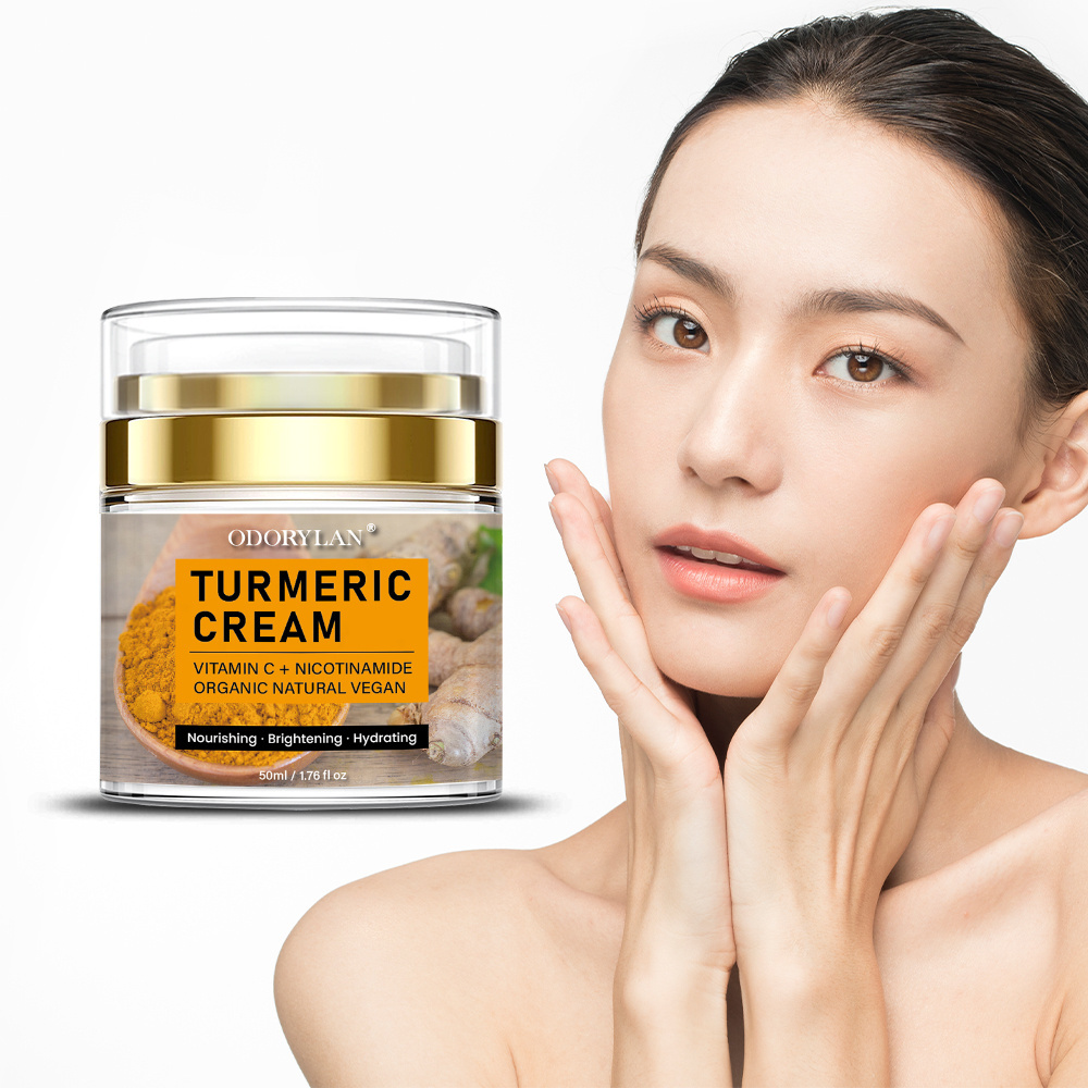 organic face moisturizer cream skin care set turmeric facial cream organic original vitamin C turmeric cream for face