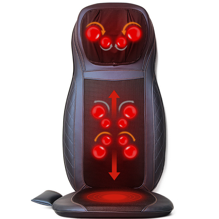 Customized Cojin De Masaje Electric Vibrating Buttock Shiatsu Neck Back Car Vibration Massage Chair Seat Massage Cushion