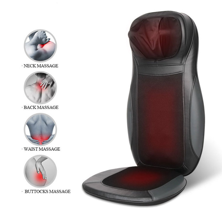 Customized Cojin De Masaje Electric Vibrating Buttock Shiatsu Neck Back Car Vibration Massage Chair Seat Massage Cushion