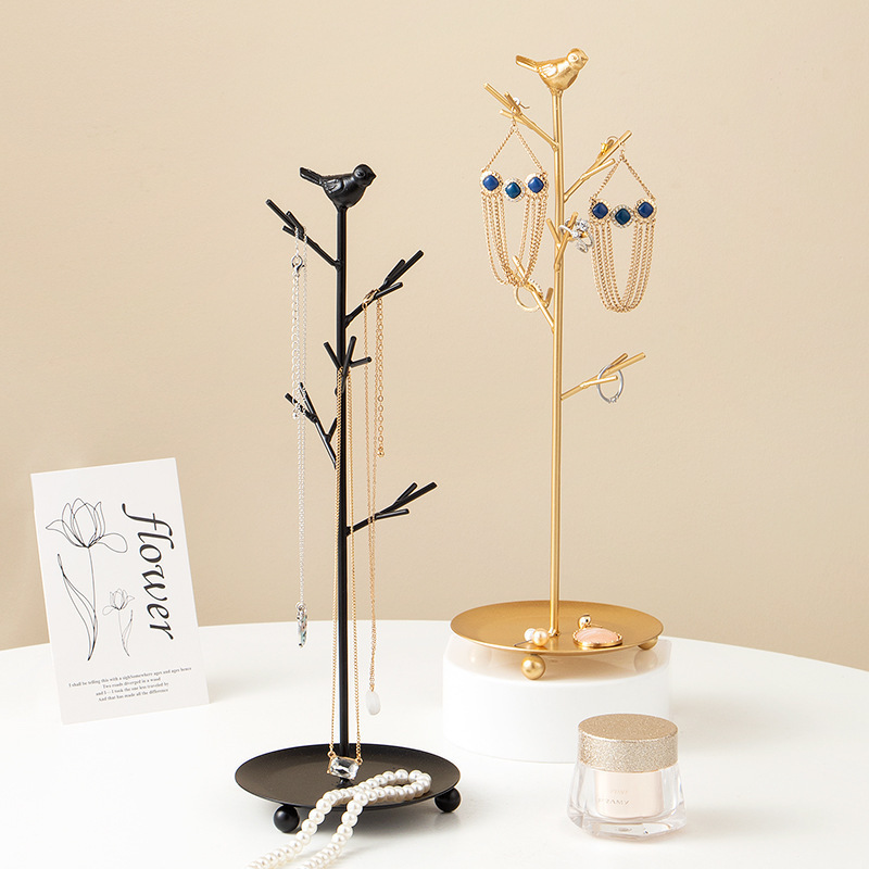 Jewelry Organizer Stand Necklace Organizer Holder Tree  Earring Display Towers Long Necklaces Bracelets Jewelry Stand