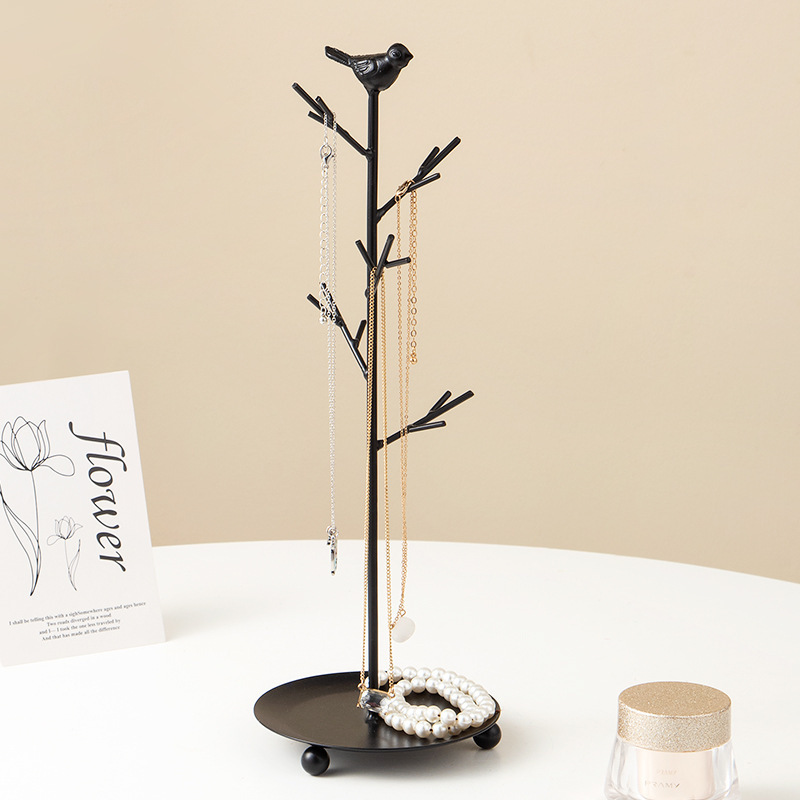 Jewelry Organizer Stand Necklace Organizer Holder Tree  Earring Display Towers Long Necklaces Bracelets Jewelry Stand