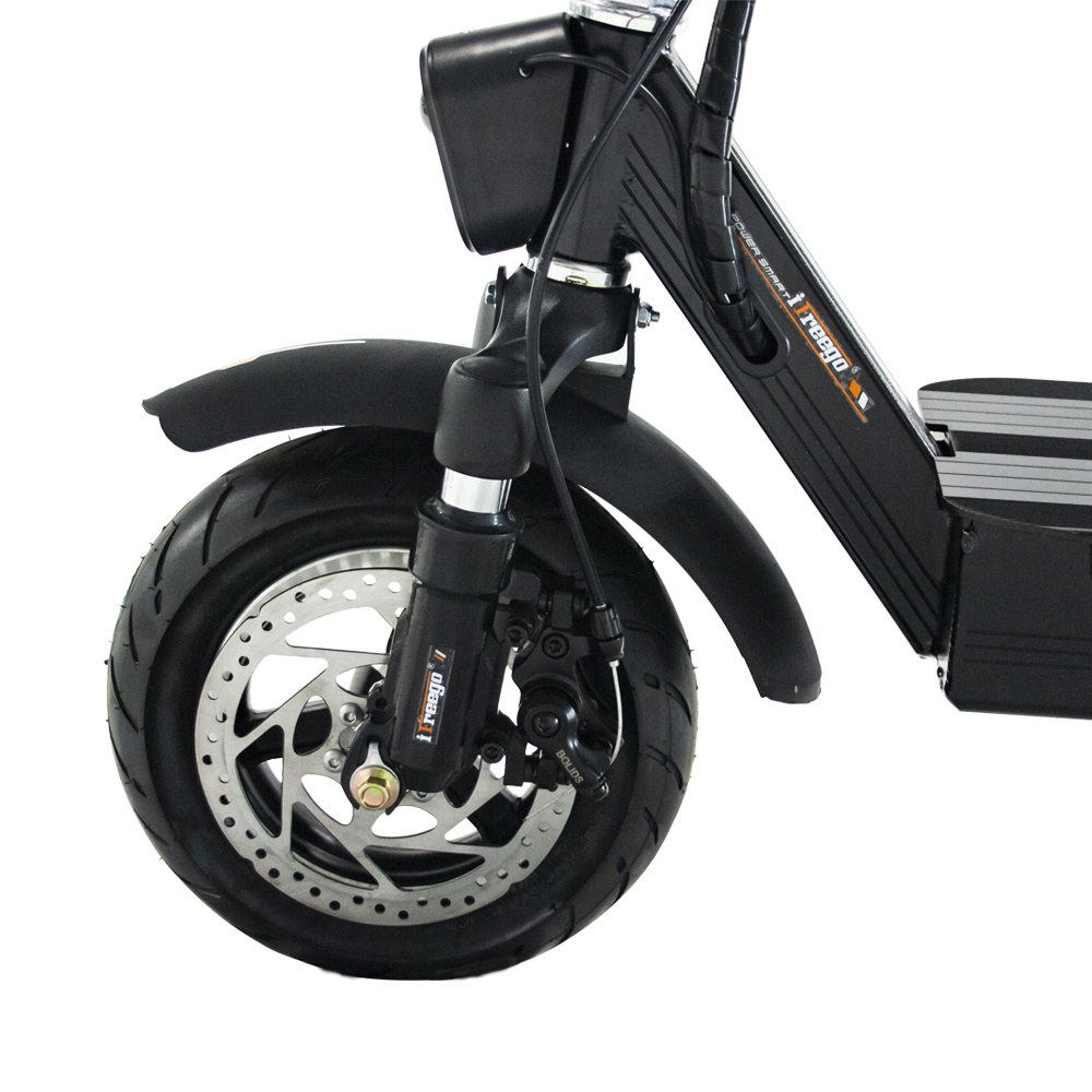 Hot Sell 500w Powerful Motor High Speed Adult Folding 10-inch Fat Tire Electric 2 Wheel Scooter