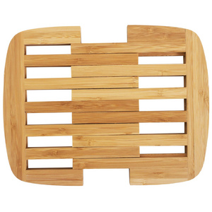 Natural Bamboo Expandable Bamboo Trivets Mat Hot Pads Trivet For Hot Dishes Pot Bowl Teapot Drinks