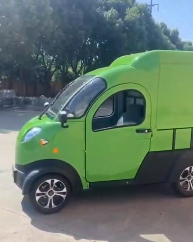 Chinese factory cheapest 4 wheel electric car cargo delivery truck for sale enclosed mobility scooter