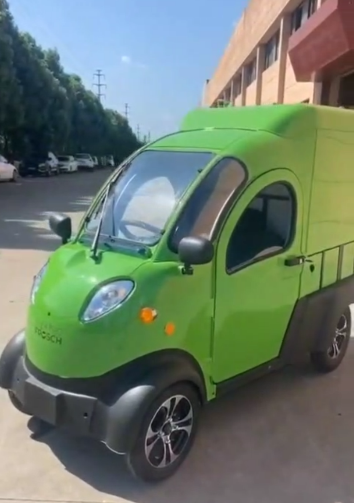 Chinesische 4 Wheel 40km/h elektrische auto 3-sitzer elektroauto city electric car enclosed mobility scooter