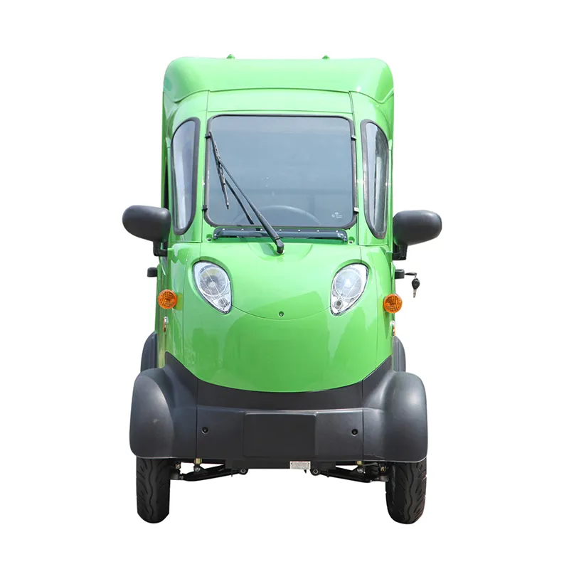 China High Quality Four Wheeler Electric Delivery Fully Enclosed Electric small Trucks enclosed mobility scooter