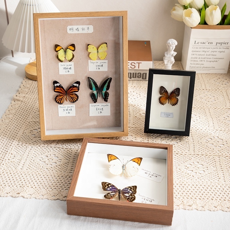 American Style Europe Picture Frame Handcraft DIY Shadow Box Display Flowers Frame 3D 6x6 8x8 Wholesale Shadow Boxes