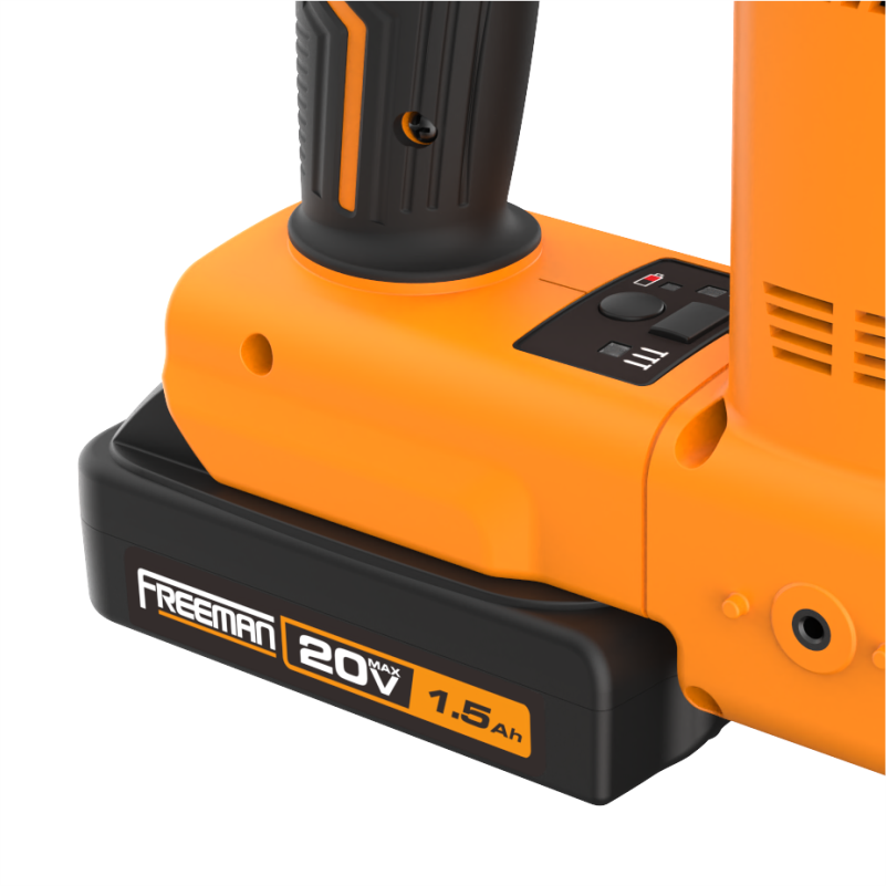 Freeman LD8016 21 Gauge 20V Lithium-Ion Battery Electric Cordless Upholstery Staple Gun for Wood