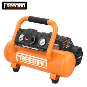 Freeman 4L 20V Battery 120PSI 240W Cordless Portable Oil Free Mini Paint Spray Gun Air Compressor for Nail Gun