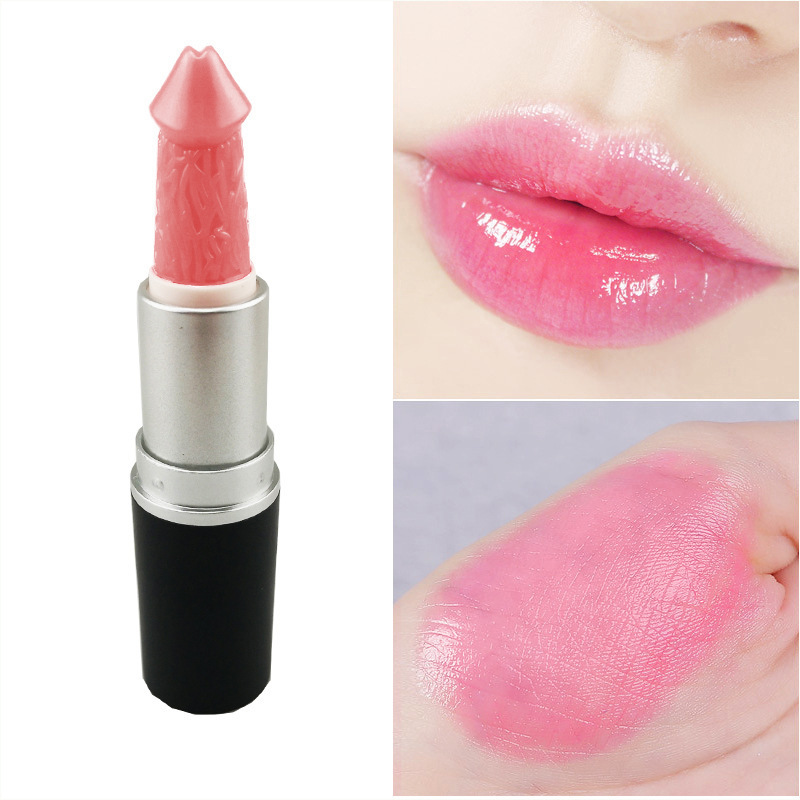 Hot Sell Penis Mushroom Lipstick Moisture Matte Lipstick Red Lip Waterproof Makeup