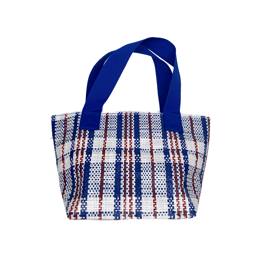 Wholesale custom print small rpet pp pe woven recycled tote shopping bag