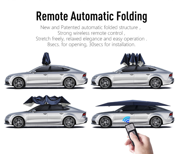 Car Roof Umbrella heated electric automatic remote control car cover