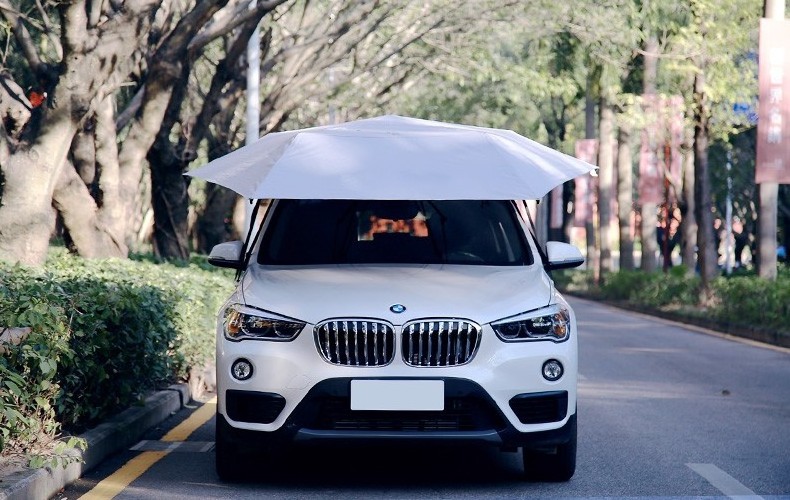 2019 new 4.8m hail protection folding car cover automatic umbrella