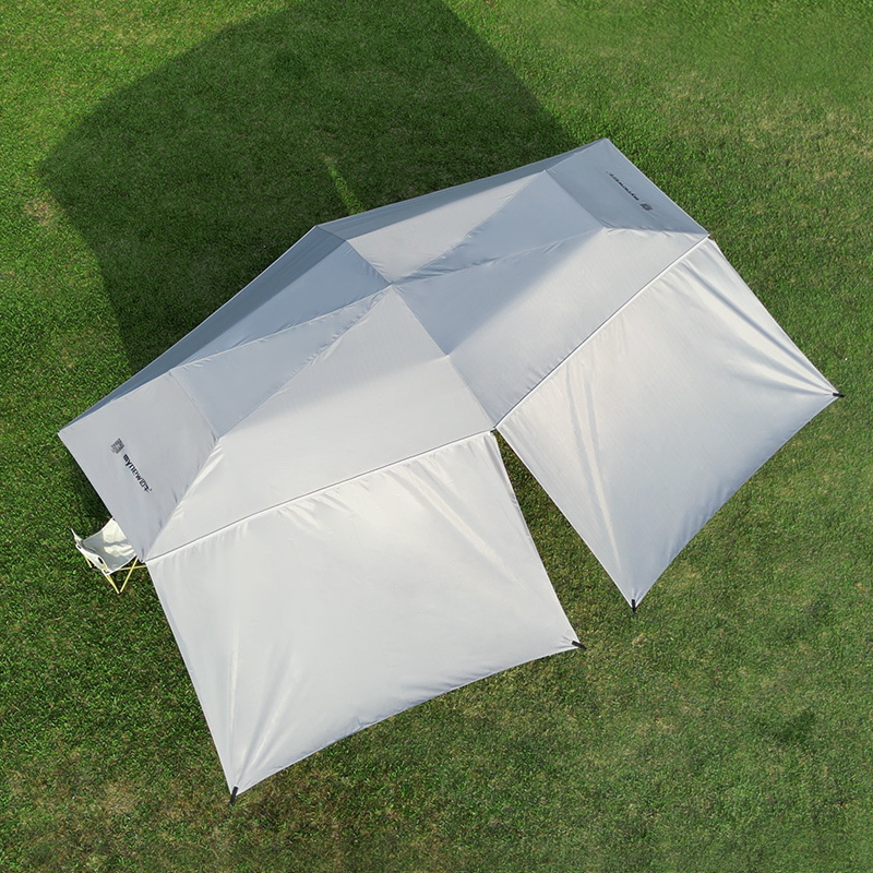 Multifunctional UV proof quick install canvas outdoor camping tent canopy beach shade sun shelter