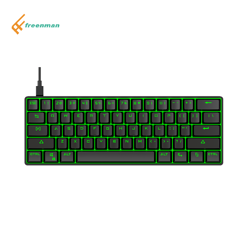 cheap price switch 61 keys rgb mechanical gaming keyboard low profile