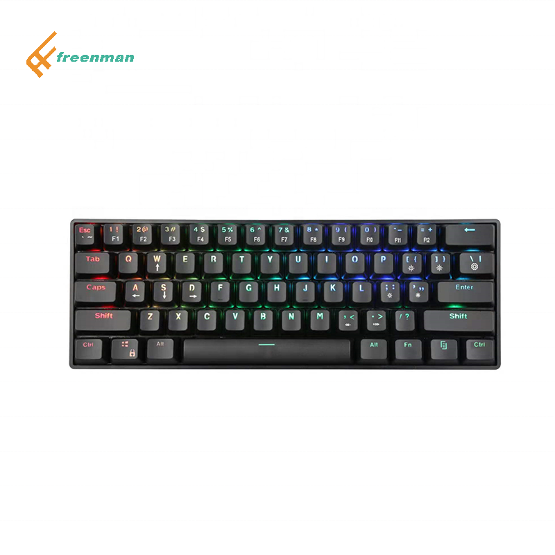 cheap price switch 61 keys rgb mechanical gaming keyboard low profile