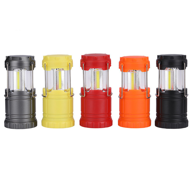 Promotional Business Gift Outdoor Waterproof Tent Hanging Portable Telescopic Collapsible Small Little LED Camping Lantern