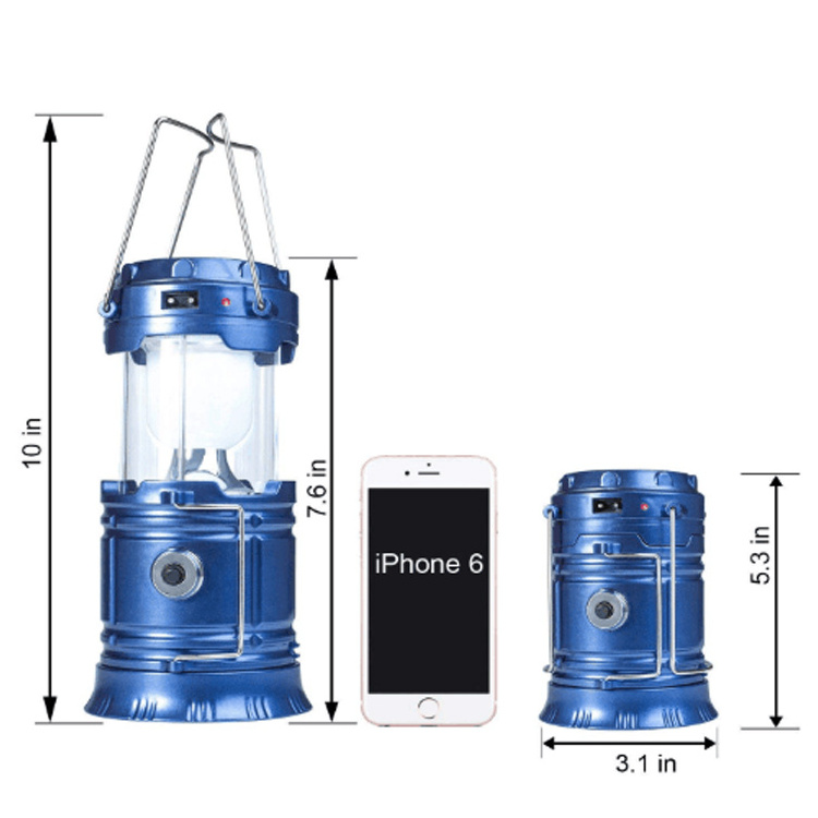 Cheap Price Wholesale Outdoor Waterproof Portable Rechargeable Battery Powered LED Camping Lantern