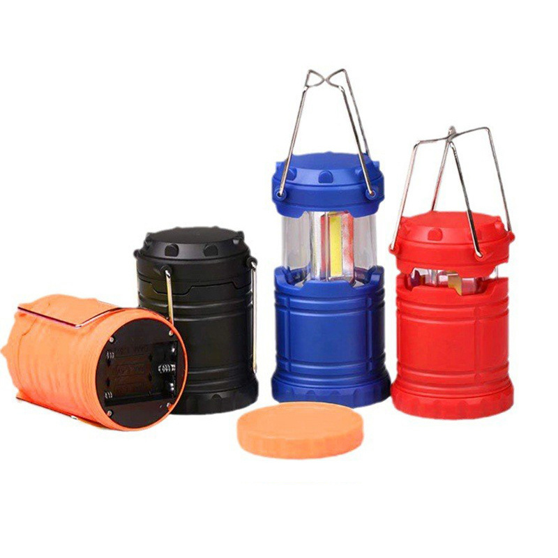 Promotional Business Gift Outdoor Waterproof Tent Hanging Portable Telescopic Collapsible Small Little LED Camping Lantern