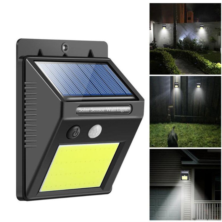 Wholesale High Quality Waterproof Outdoor Wall Mounted Motion Sensor 48 COB LED Solar Garden Light